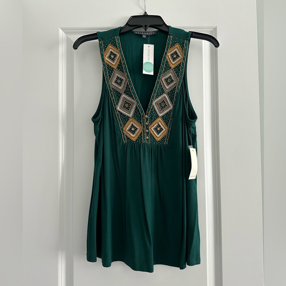 Brixon Ivy by Stitch Fix - Clifton beaded tank top